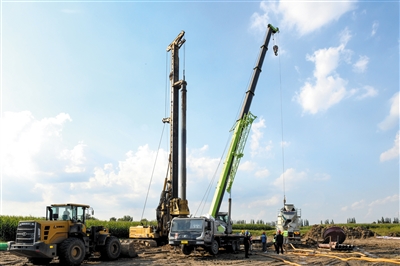 大同繞城高速陳莊至肥村段建設熱潮涌